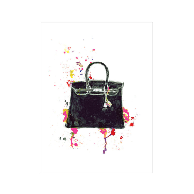 Graffiti Birkin 2 Greeting Card