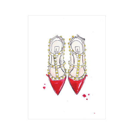 Hello Rockstud Greeting Card
