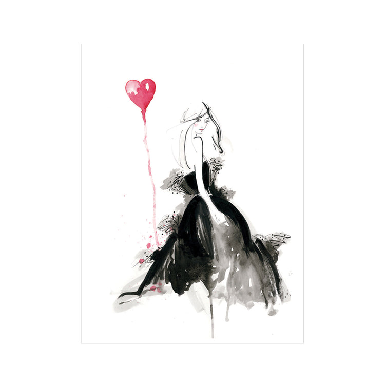 I Heart YSL Greeting Card