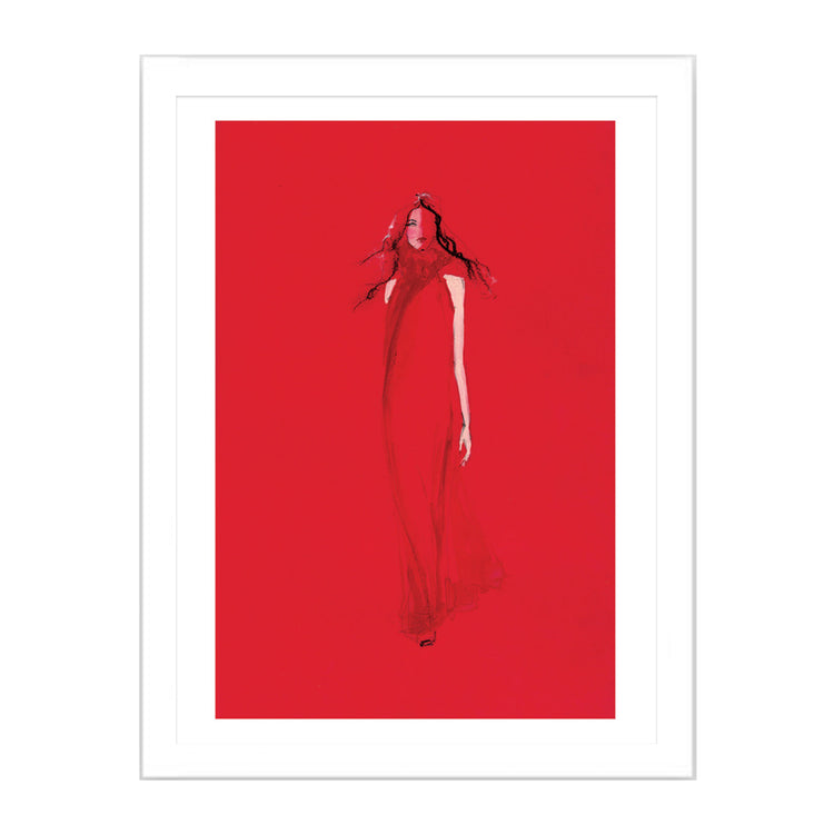 Lady In Red Limited Edition Print