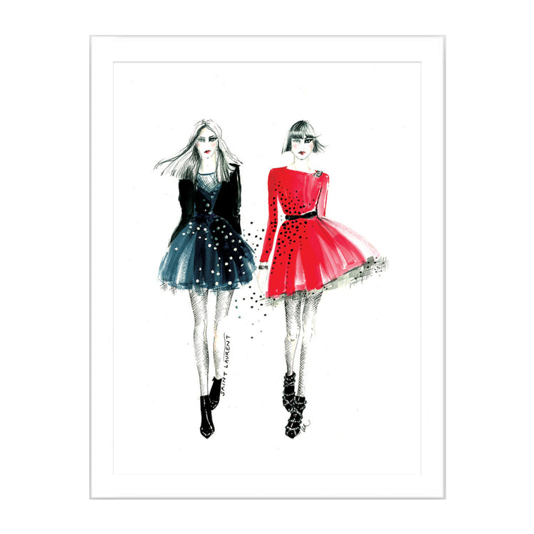 YSL Rock Chicks Limited Edition Print